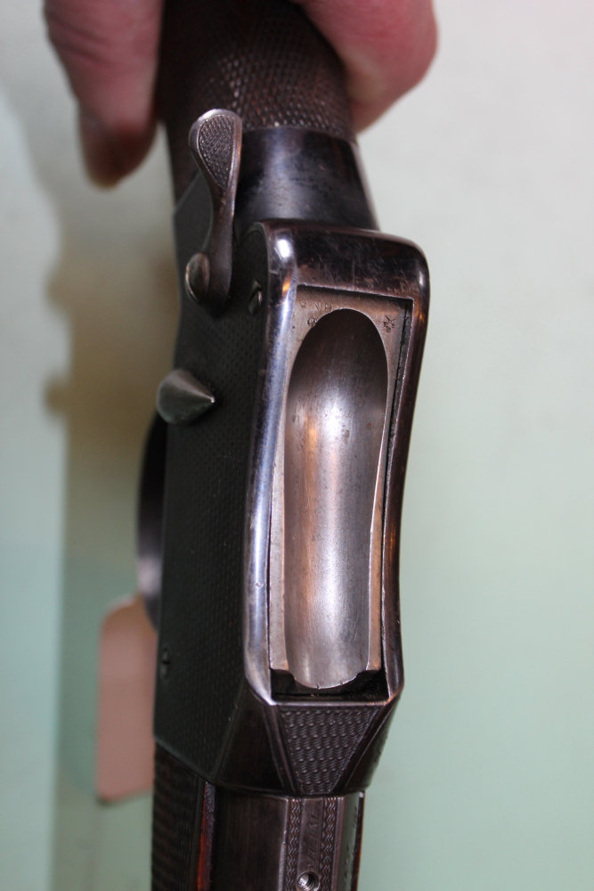 A W.H Tisdall .22 hornet single shot underlever rifle, serial number 25462. (st no. 3165) - Image 7 of 9