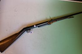 A BSA underlever tap loading air rifle, serial no. 44931