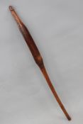 Treen: a rare and interesting 18th/19th Century shaped ash traveller's shoulder yoke