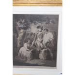 After George Morland (1763-1804), four prints of military subjects, 53 x 42cm.