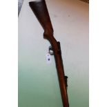 A rare BSA 1908 model training rifle .22 long single shot bolt action, serial number 7200. (st no