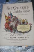 Queen Victoria's silver jubilee parade, a musical score for the Grand Quick March, composed by