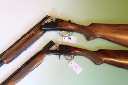 A Sarriugarte Light Wood Game 12-bore over and under shotgun, 25.5inch barrels, border engraved