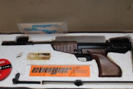 A Milbro Cougar air pistol in original box.