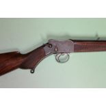 A W.H Tisdall .22 hornet single shot underlever rifle, serial number 25462. (st no. 3165)