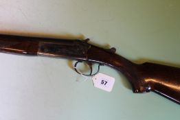 An AYA "Cosmos" 12 gauge singkle barrel shotgun serial number c225829 (st.no. 3179)
