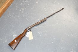 A vintage Diana 0.22 air rifle. (A/F)