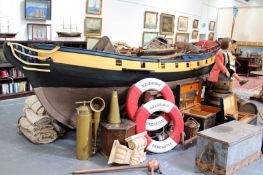 An impressive working scale model “prop” of a 18th Century style naval warship. A hand built