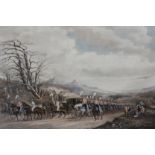 After N Burgess, “Prince Albert on his way from Dover to London”, Hand coloured folio lithograph, 55
