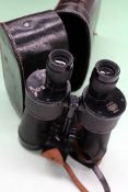 A pair of WWII Kreigsmarine U-boat bridge binoculars in original case.