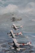 Mile O’Riely (20th Century), Watercolour “Fairey III F circa 1929”. Signed and dated ‘86 and