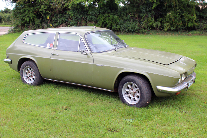 1968 Reliant Scimitar GTE SE5A (believed to be motor show car). Original black rexine interior.