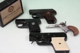 A Webley sports starting pistol contained in original box together with a Perfecta starting