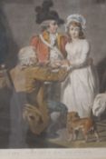 After F Wheatley (1747-1801), “The sailors return” and “The soldiers return”, Two antique hand