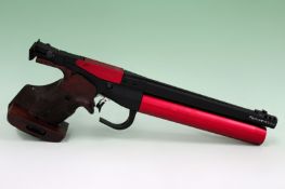 Fienwerkbau model p.34 target air pistol. Adjustable ergonomic grip. Complete with two air