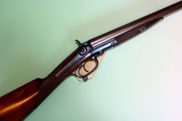 A Westley Richards 12g double barrel hammer action shotgun. Serial no 2954 (ST NO 3186).