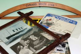 Cunard White Star and Titanic related items. U12: 2 x 1912 postcards, one discussing Mr Harper,