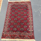 A Turkoman rug, 190 x 110cm.