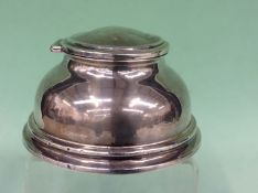 A late Victorian silver bowl. With wavy rim ribbed lower body. London 1891. Makers Charles &