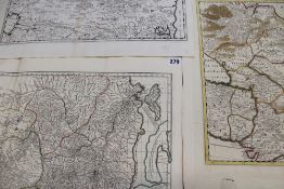 An 18th Century French map of China by Le SR D’Anville Geographe Ord Du Roi, 1732. 50 x 79cm.