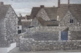 Valerie Thornton (1931-1991), Northleach, signed, titled, dated 72 and numbered 19/70, etching and