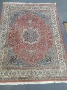An Oriental carpet of Persian design, 275 x 360cm.