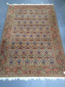 An Oriental carpet of Persian garden design, 302 x 207cm.