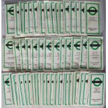London Transport (Becks style) Country Buses Map & Index To Places Served dated 1961 qty 27 plus