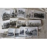 A collection of b/w 6" x 4" photographs, approx 280 of mainly Locos but a few Stations, Wagons and
