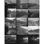 Railway Negatives, 40  of Portuguese locomotive and railway scenes taken from the carriage window.