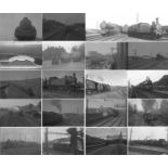 Railway Slides, approx 100 b/w of mostly 1960's steam at a variety of locations. Nothing