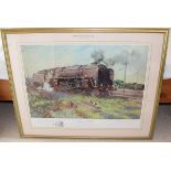 Cuneo Signed Limited Edition Print, framed & glazed, 'Autumn Of Steam' 318/850.