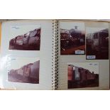 An Album containing 43 colour 6" x 4" Prints taken at Barry Scrapyard before the locos were rescued.