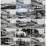 Negatives, qty 33 plus 27 prints of 1982 Trams & Buses in Lisbon Portugal. Some captions on rear