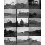 Railway Negatives, 40  of Polish steam and railway scenes. All taken in 1976 and all captioned, sold