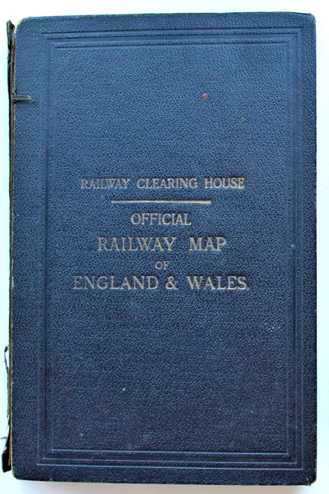 RCH map of England & Wales 1923. Used with some spine detaching but internally very good indeed.