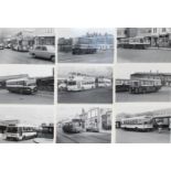 Negatives, approx 100 with many prints of 1970's Buses incl Harlepool, Sheffield, Selnec, Bolton,