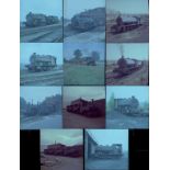 Railway Negatives, 11 colour of industrial steam and locations taken in the 1960’s. No captions,