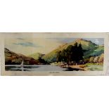 Carriage Print Loch Eck, Argylll by Frank Sherwin, from the Scottish series. Unframed, some nicks