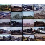 Railway Slides, approx 130 mixed regions commercial Duplicates of BR Steam. No copyright available