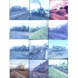 Railway Negatives, 40 2¼”sq colour negatives of 1960’s BR steam and diesel/electrics with a few