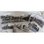 Photographs approx 87 b/w (a few colour) post card size 6" x 4" (some postcards) of mostly BR