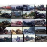 Railway Slides, well over 1000 in x 4 slide cases, all UK Preservation, some Kodachrome. Little