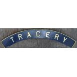 Replica Nameplate TRACERY, full size of 56" in length but no rear bosses so can be easily bolted