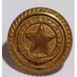 Shipping Button - White Star Line brass 22mm no maker. Knotted border with full title inset around