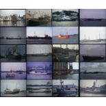 Shipping Slides approx 200 mostly captioned together with approx 2000 Shipping Negatives, 35mm in