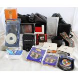 Camera Accessories, a small collection to include Filter. Flash Guns, Cases, Autoviewer, Tripod