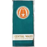 LMS Brochure 'Central Wales'. Good condition with rusting staples.