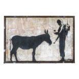 BANKSY - Donkey Documents  BANKSY  British  DONKEY   DOCUMENTS ,  2007   Aerosol on composite