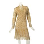 LUISE RAINER LACE DRESS WITH PHOTOGRAPH AND NOTE